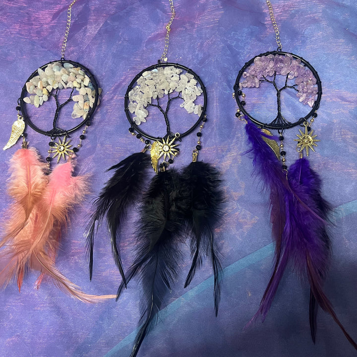Dreamcatcher Tree of Life Chip Feathers 7 cm | Carpe Diem With Remi