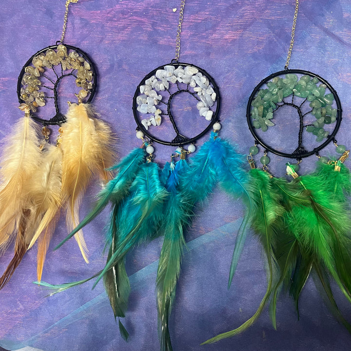 Dreamcatcher Tree of Life Chip Feathers 7 cm | Carpe Diem With Remi