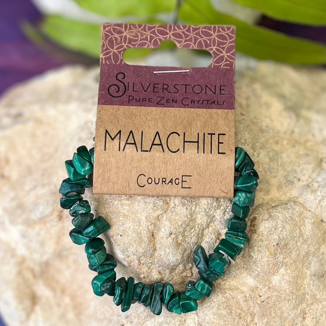 Bracelet Malachite Chip