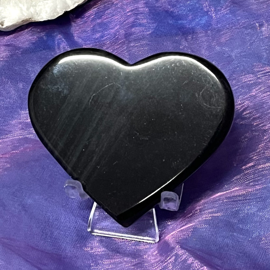 Heart Black Obsidian Midnight Lace | Carpe Diem with Remi