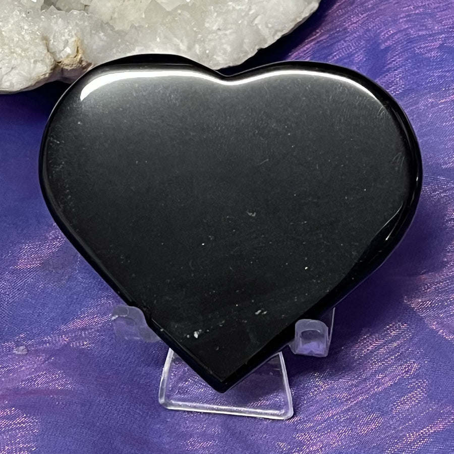 Heart Black Obsidian Midnight Lace | Carpe Diem with Re