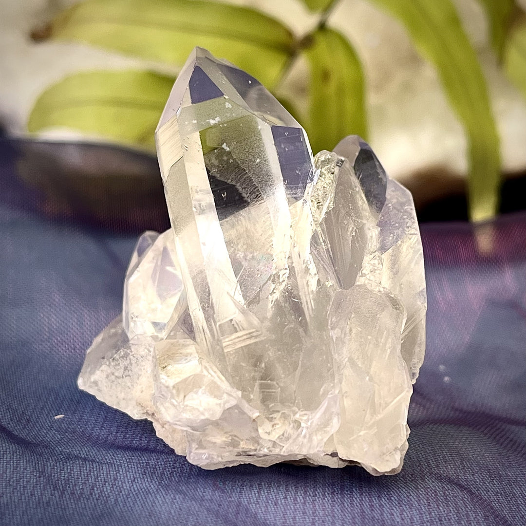 Cluster Clear Quartz Rainbows 3.5 cm
