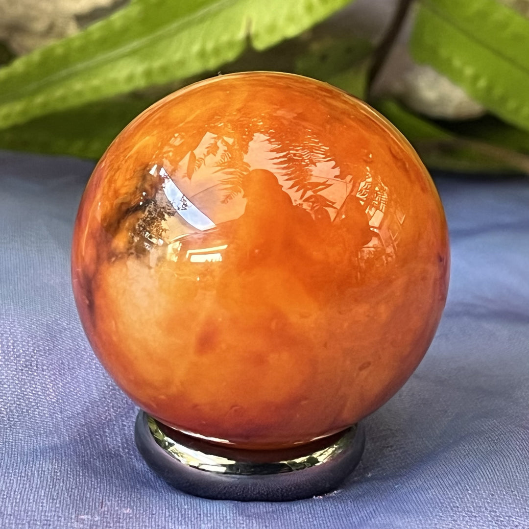 Sphere Carnelian 3.7 cm