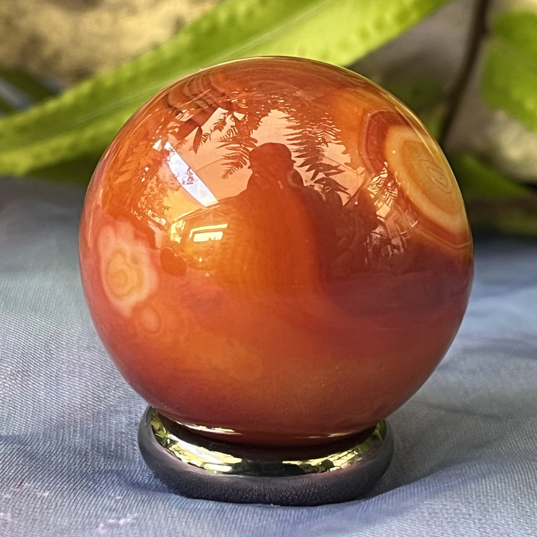 Sphere Carnelian 3.4 cm
