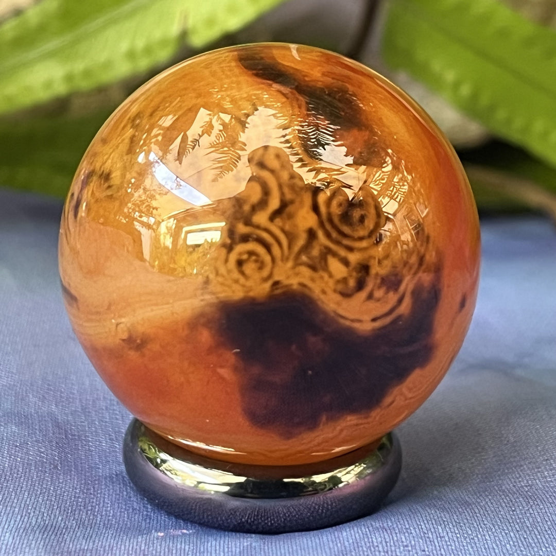 Sphere Carnelian 3.5 cm