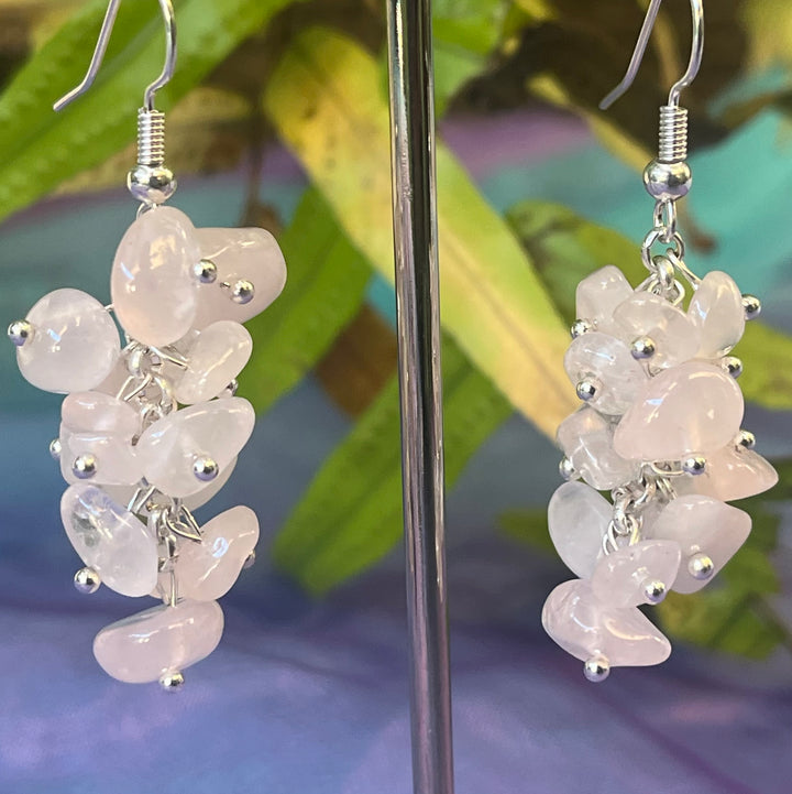 Earrings Chip Cluster Sterling Silver