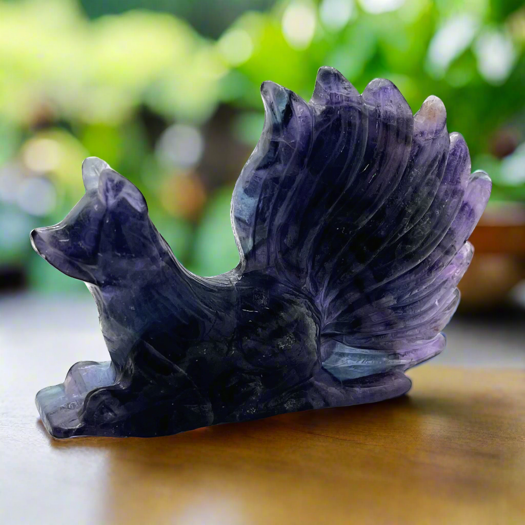 Nine Tail Fox Purple Fluorite | Carpe Diem With Remi