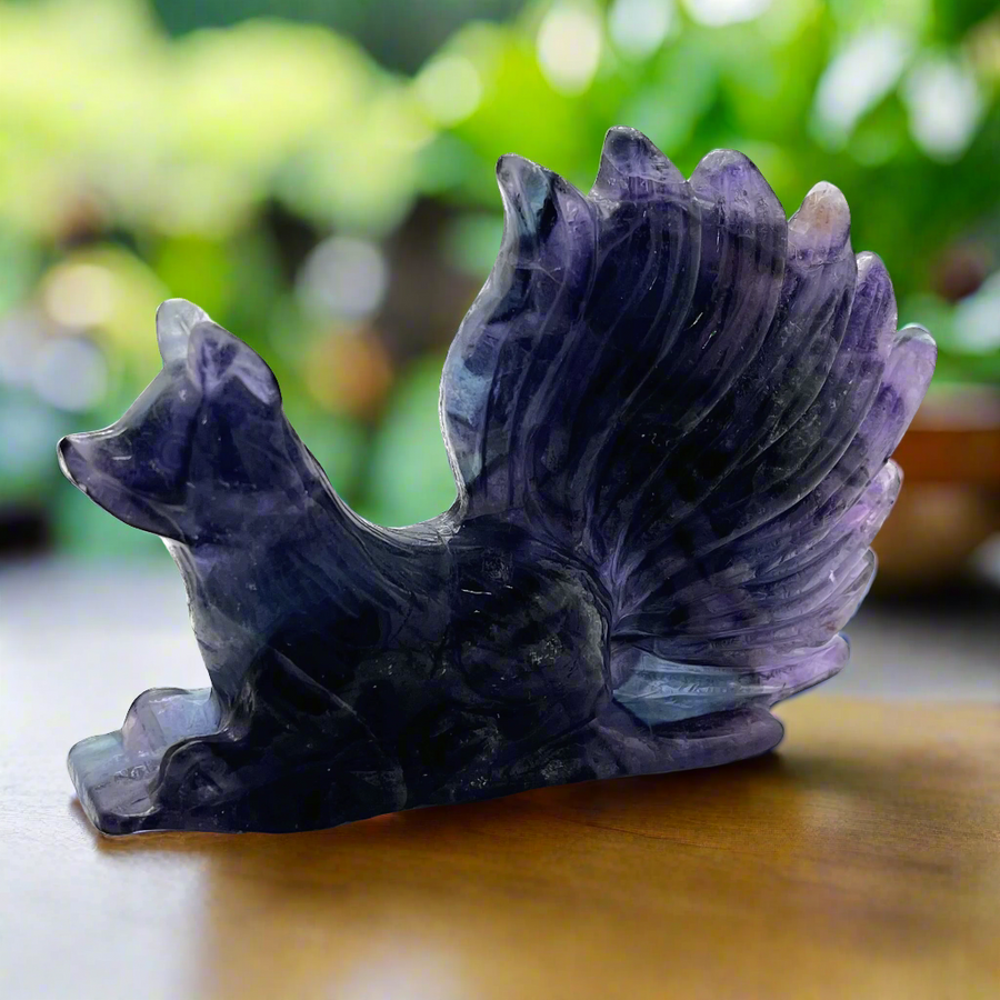 Nine Tail Fox Purple Fluorite | Carpe Diem With Remi