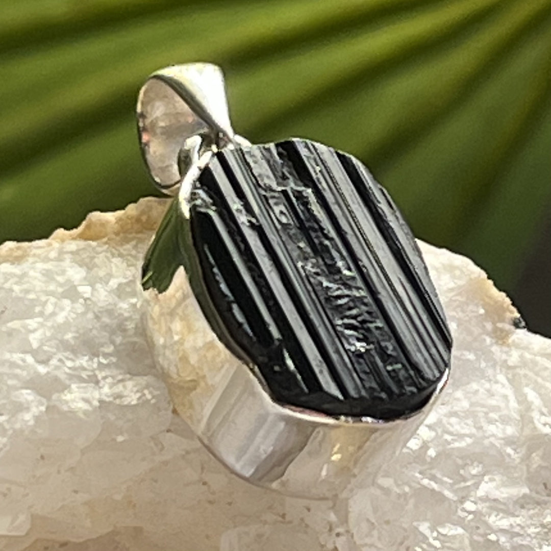 Pendant Black Tourmaline 2.90 cm