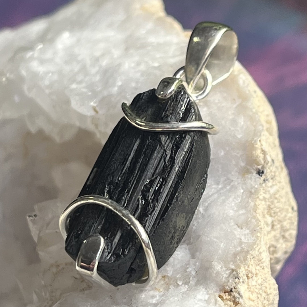 Pendant Black Tourmaline 3.0 cm