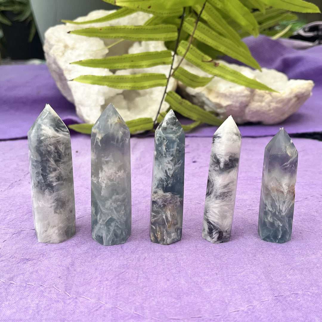 Point Feather Fluorite