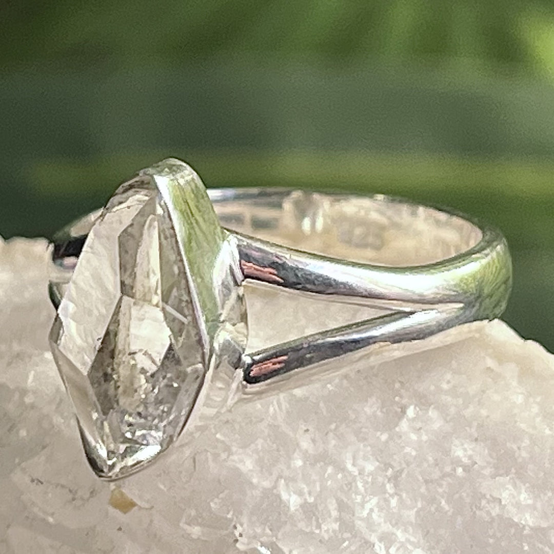 Ring Herkimer Diamond 1.1 cm