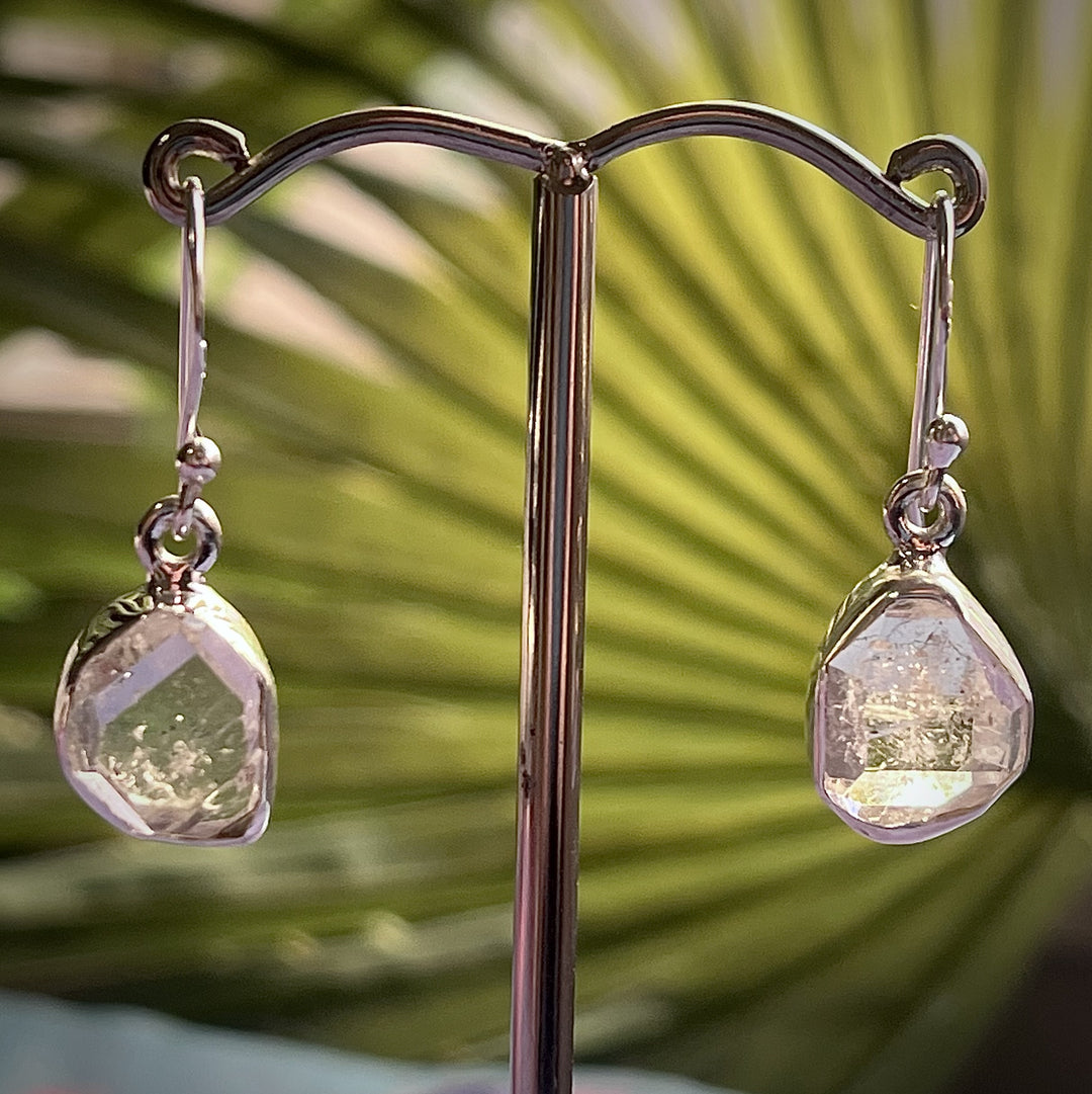 Earrings Herkimer Diamond 2.90 cm