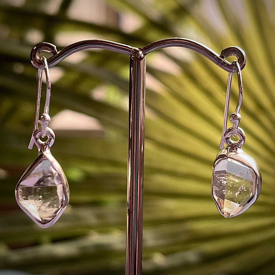 Earrings Herkimer Diamond 2.50 cm