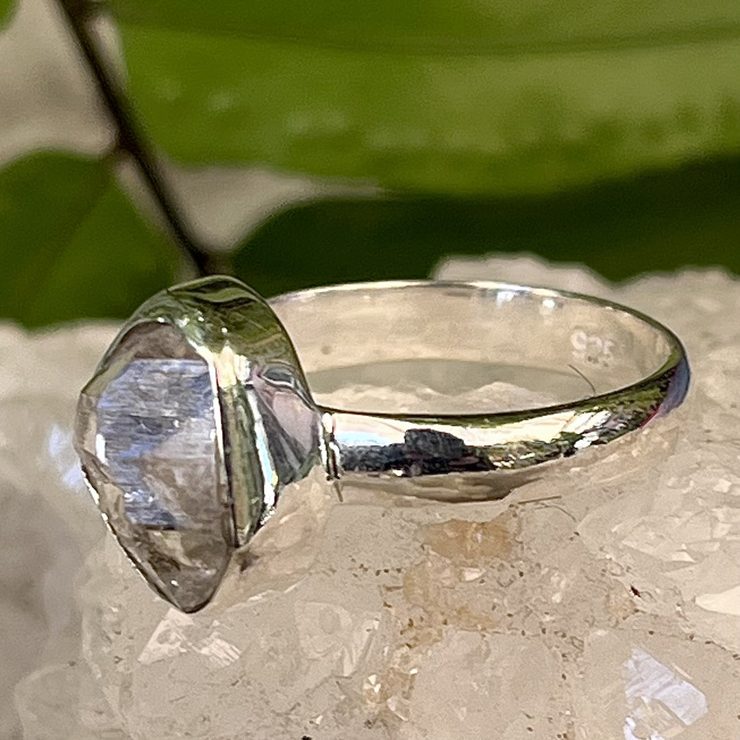 Ring Herkimer Diamond 1.0 cm