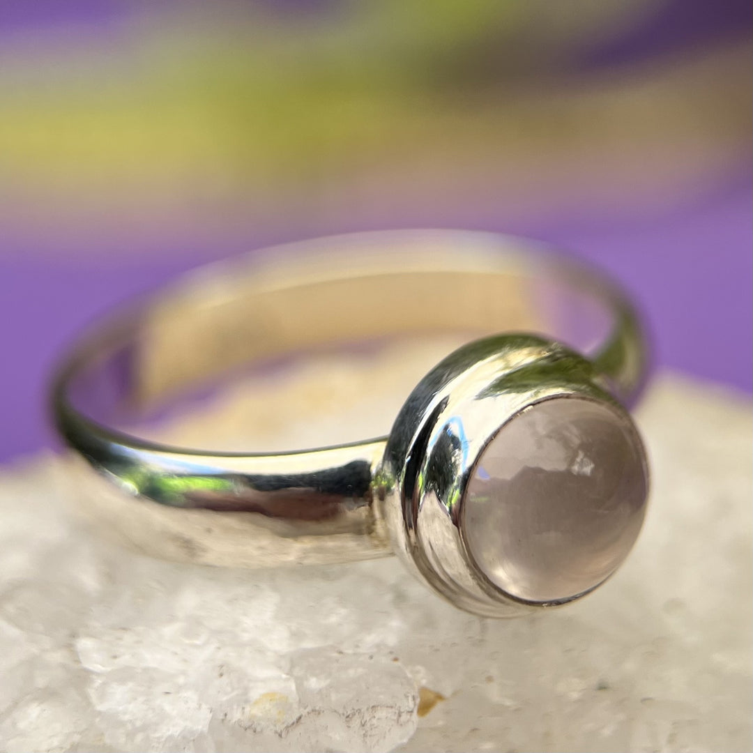 Ring Gyrasol Quartz Round 0.5 cm