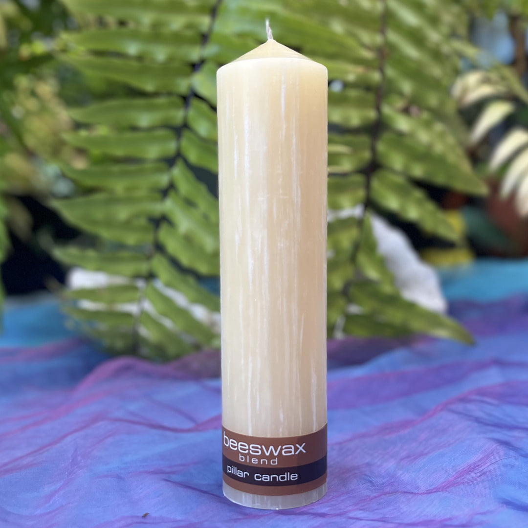 Candle Pillar Beeswax Blend Tall 20 cm