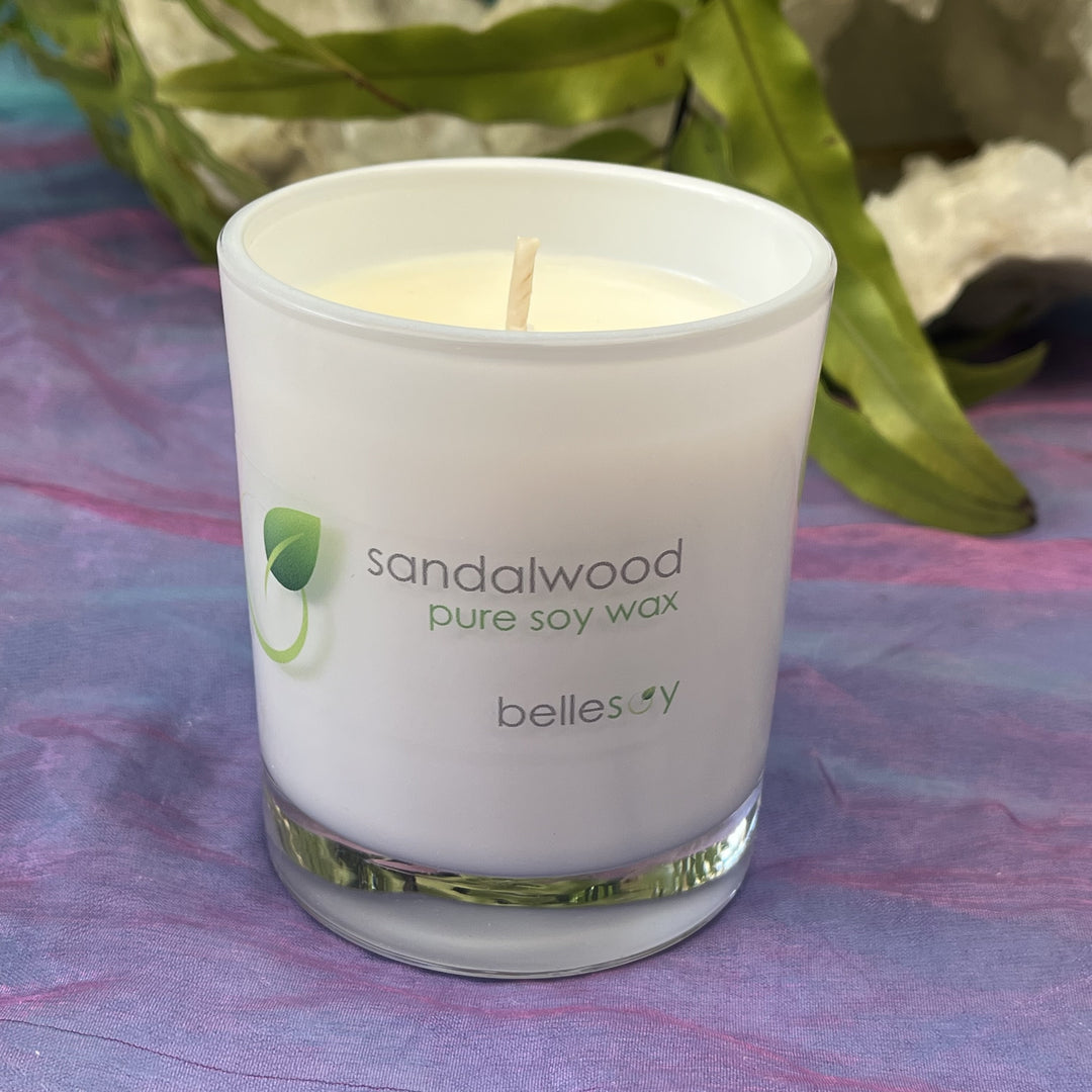 Candle Sandalwood Pure Soy 40 Hr
