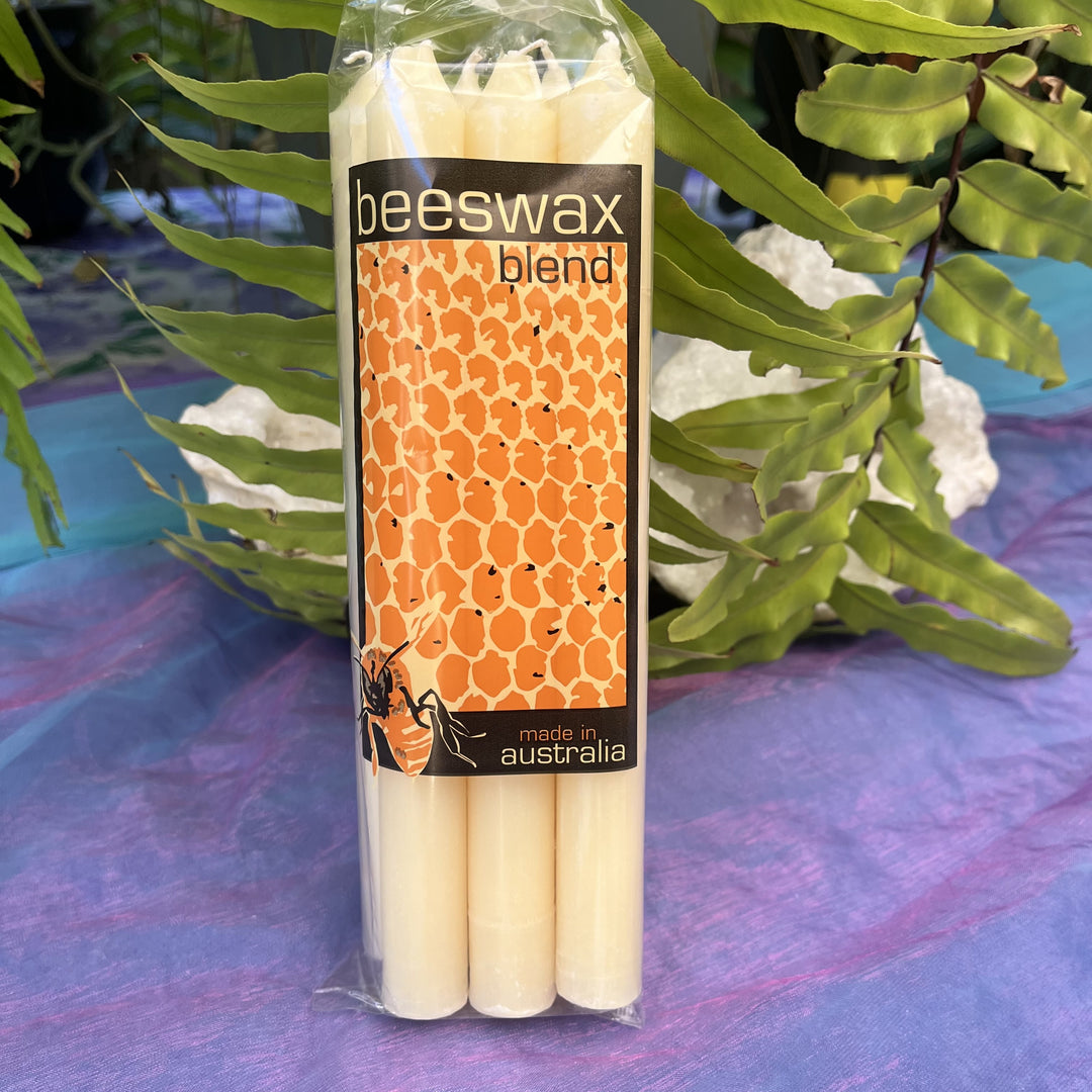 Candle Beeswax 22 cm 6 Pack