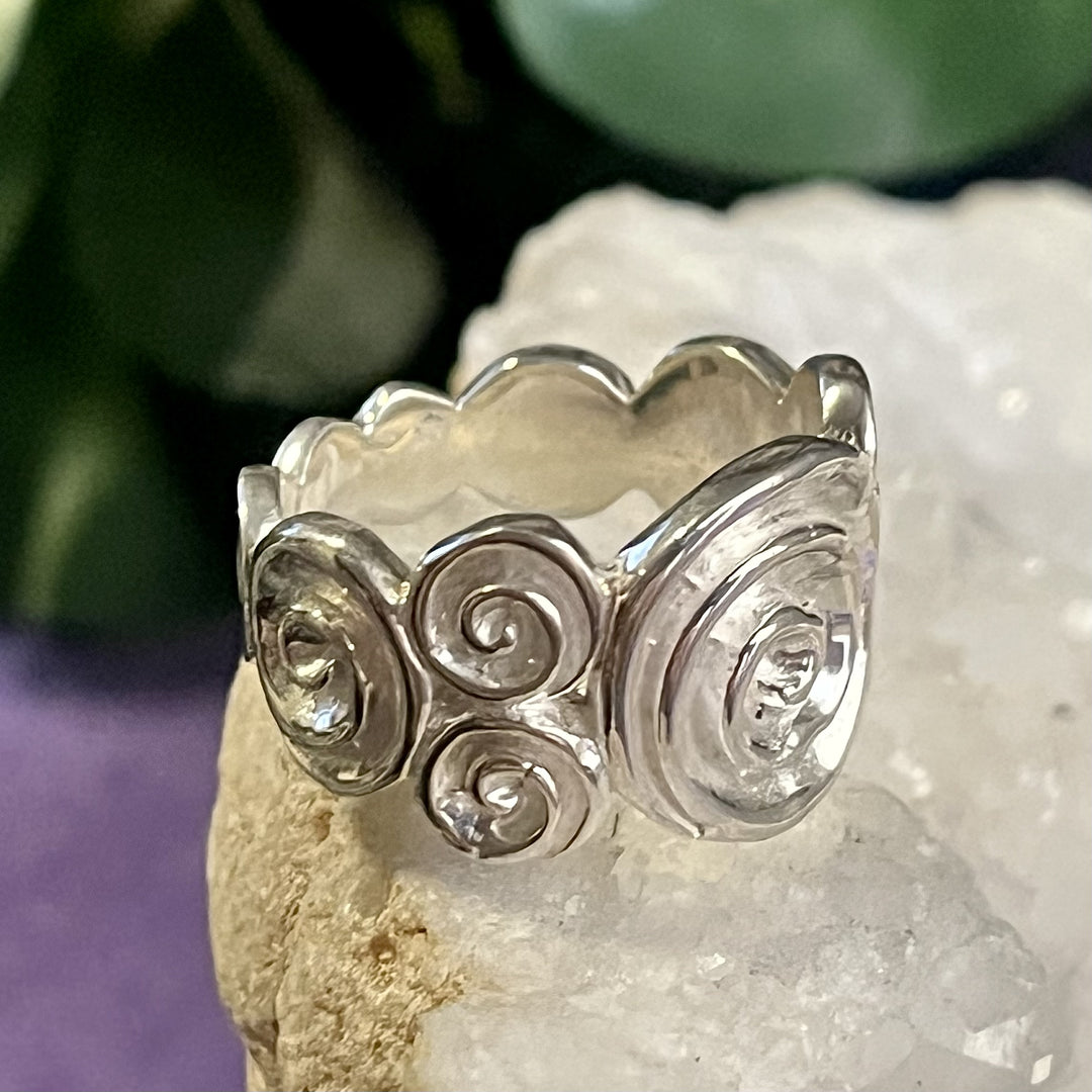Ring Spirals Sterling Silver