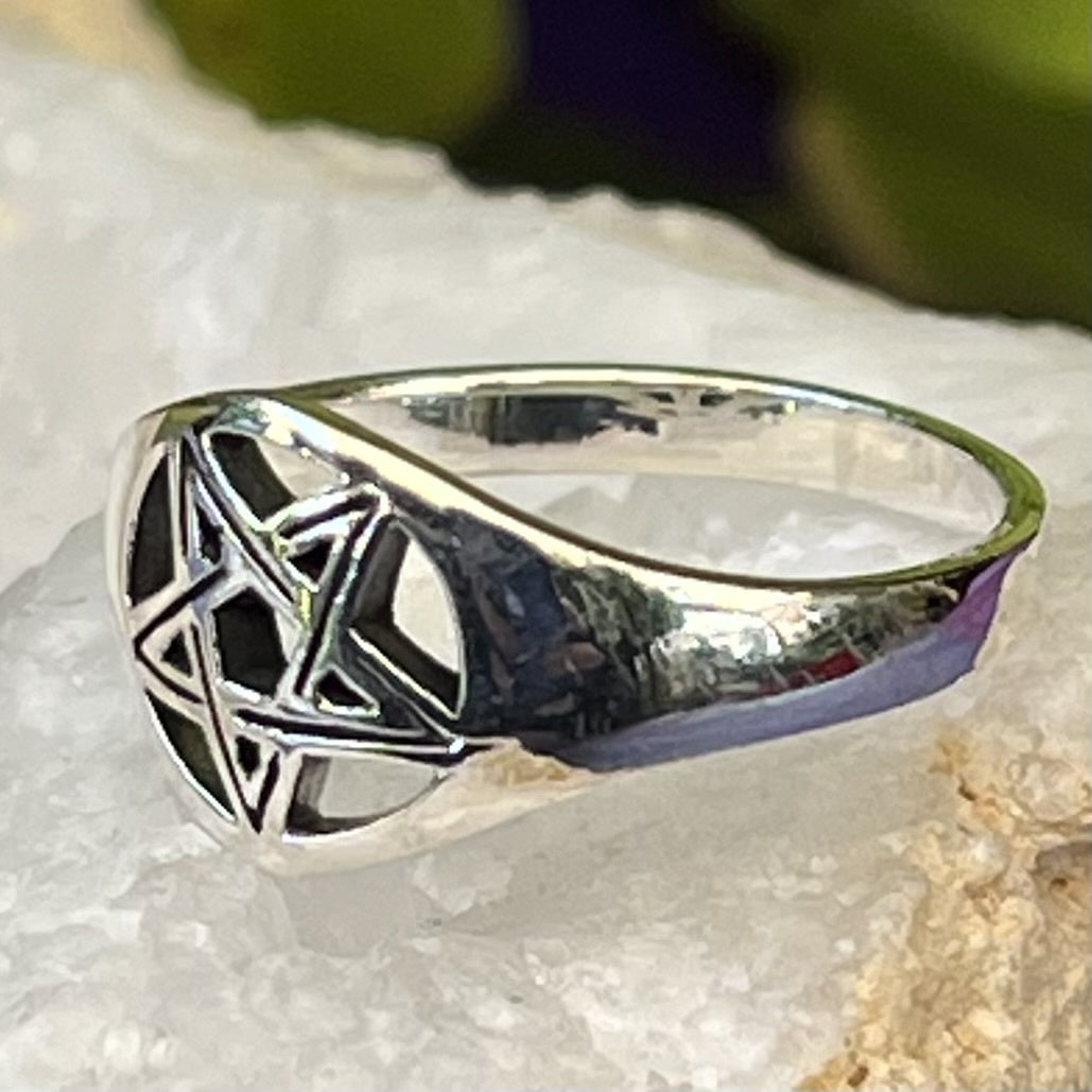 Ring Pentagram Mini Sterling Silver