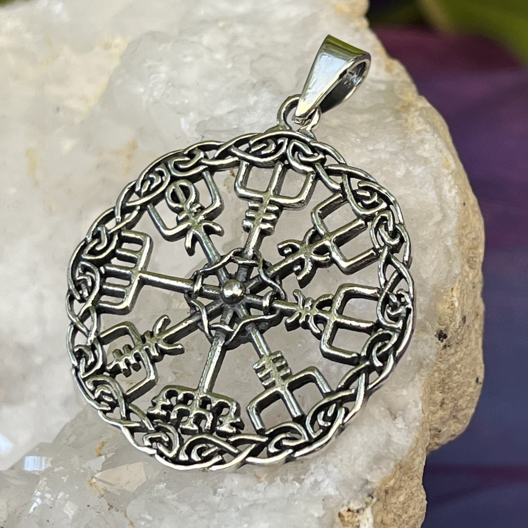 Pendant Vegvisir Viking Symbol 3.8 cm