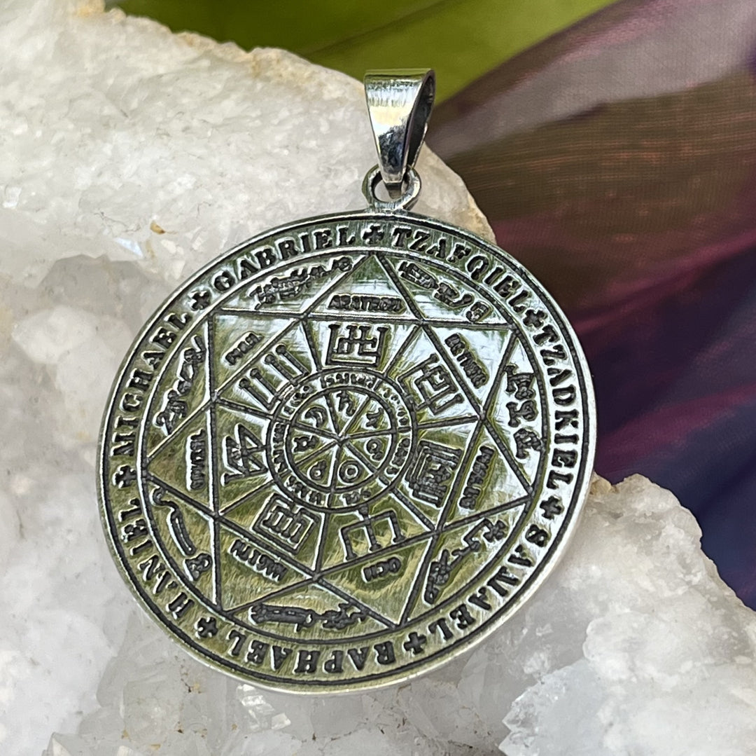 Pendant 7 Archangels Round 4.4 cm