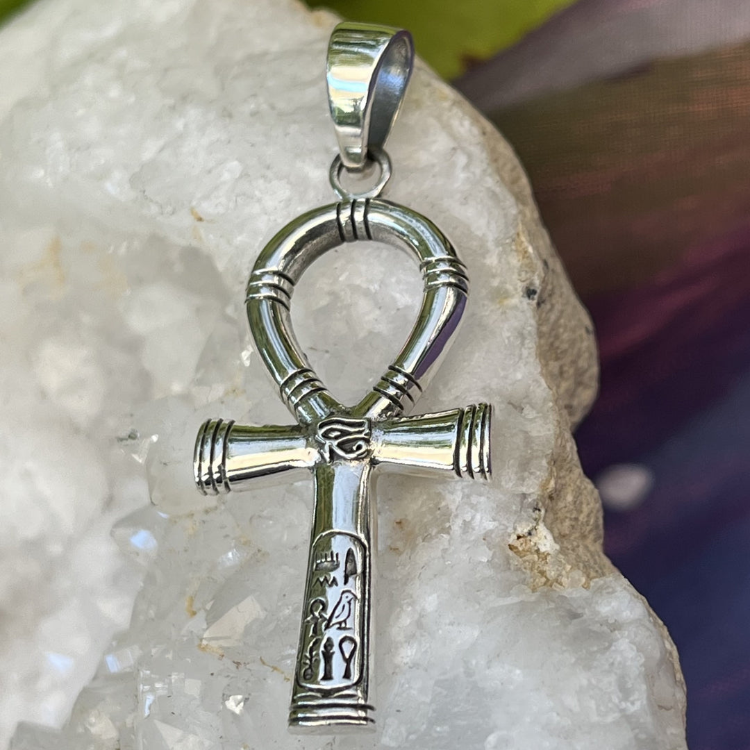 Pendant Ankh Egyptian Engraved 4.5 cm