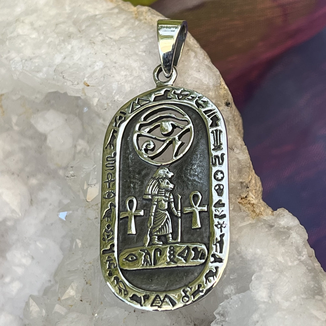 Pendant Anubis and Eye of Horus 4.7 cm