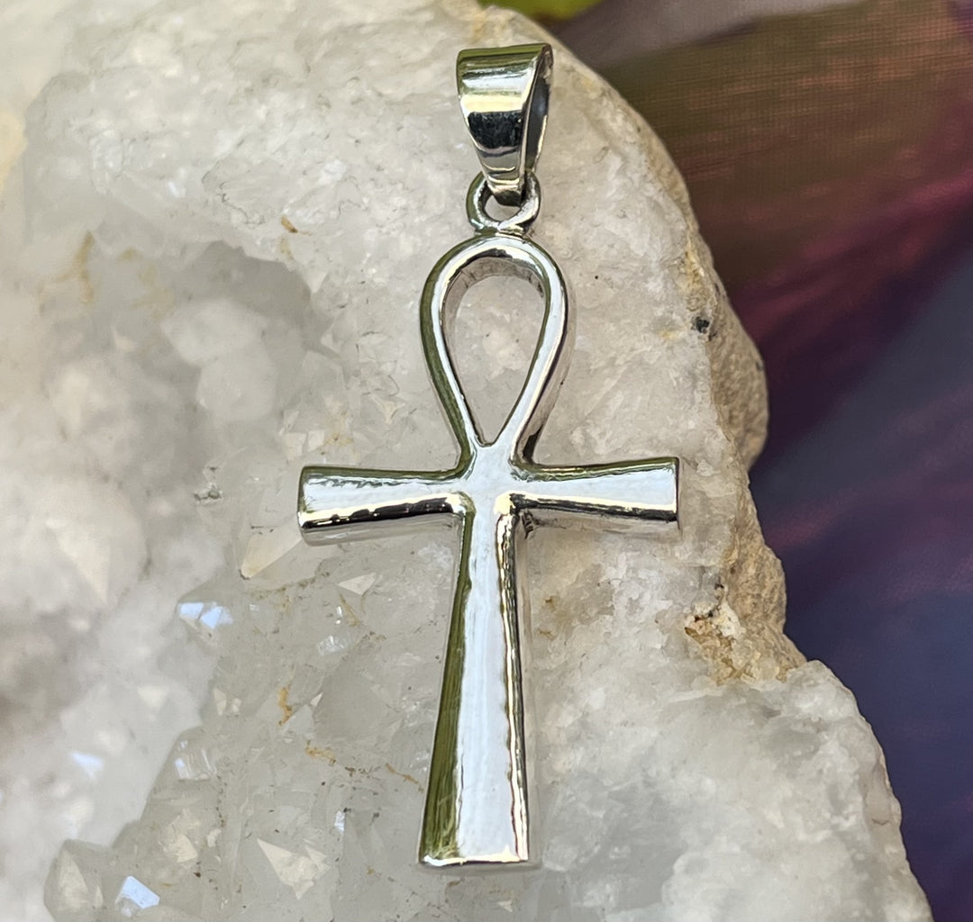 Pendant Ankh Sterling Silver 4.4 cm
