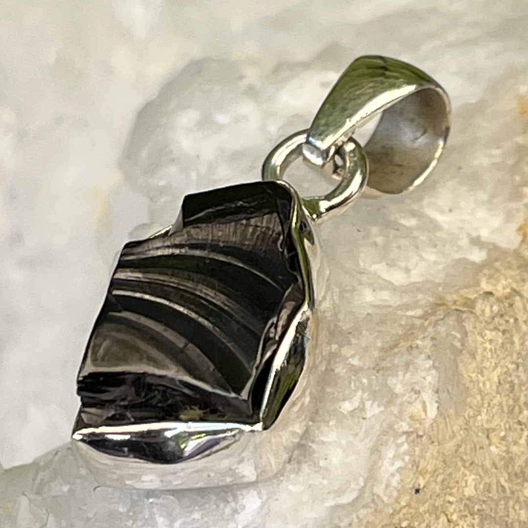 Pendant Shungite Royal Noble Elite Raw 2.8 cm