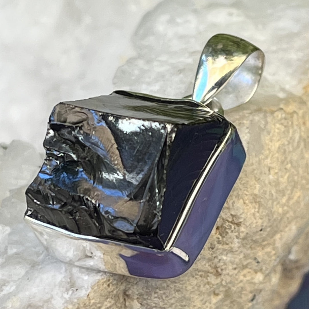 Pendant Shungite Royal Noble Elite Raw 3.2 cm