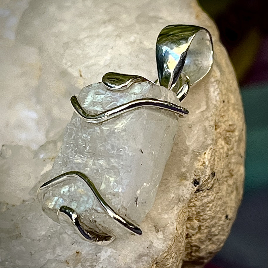 Pendant Aura Danburite Raw 3.1 cm