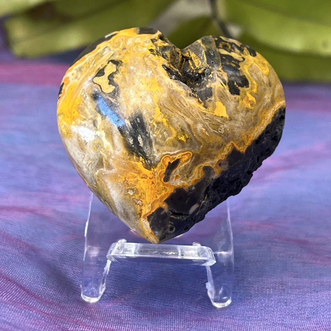 Heart Bumblebee Jasper 4.1 cm