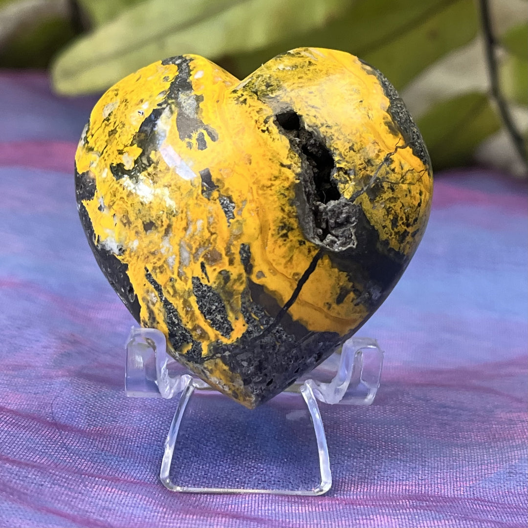 Heart Bumblebee Jasper 4.10 cm