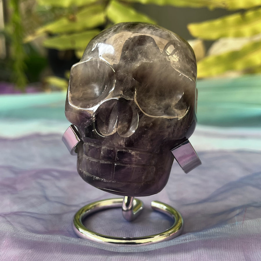Skull Dream Amethyst on Stand | Carpe Diem with Remi