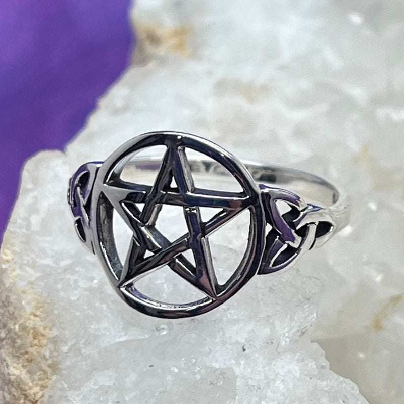 Ring Pentagram Medium 1.2 cm Assorted Sizes