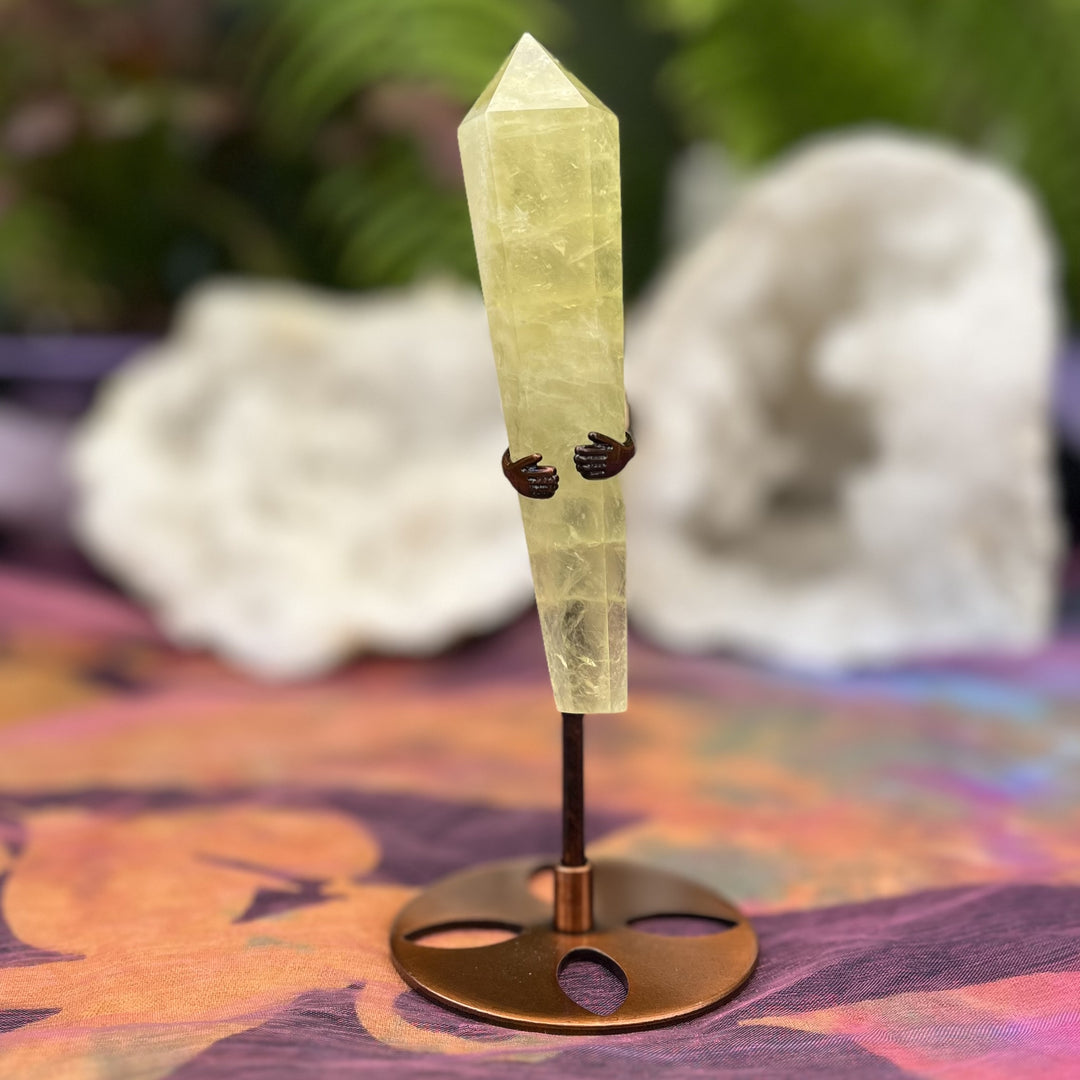 Wand Citrine on Stand 16.4 cm