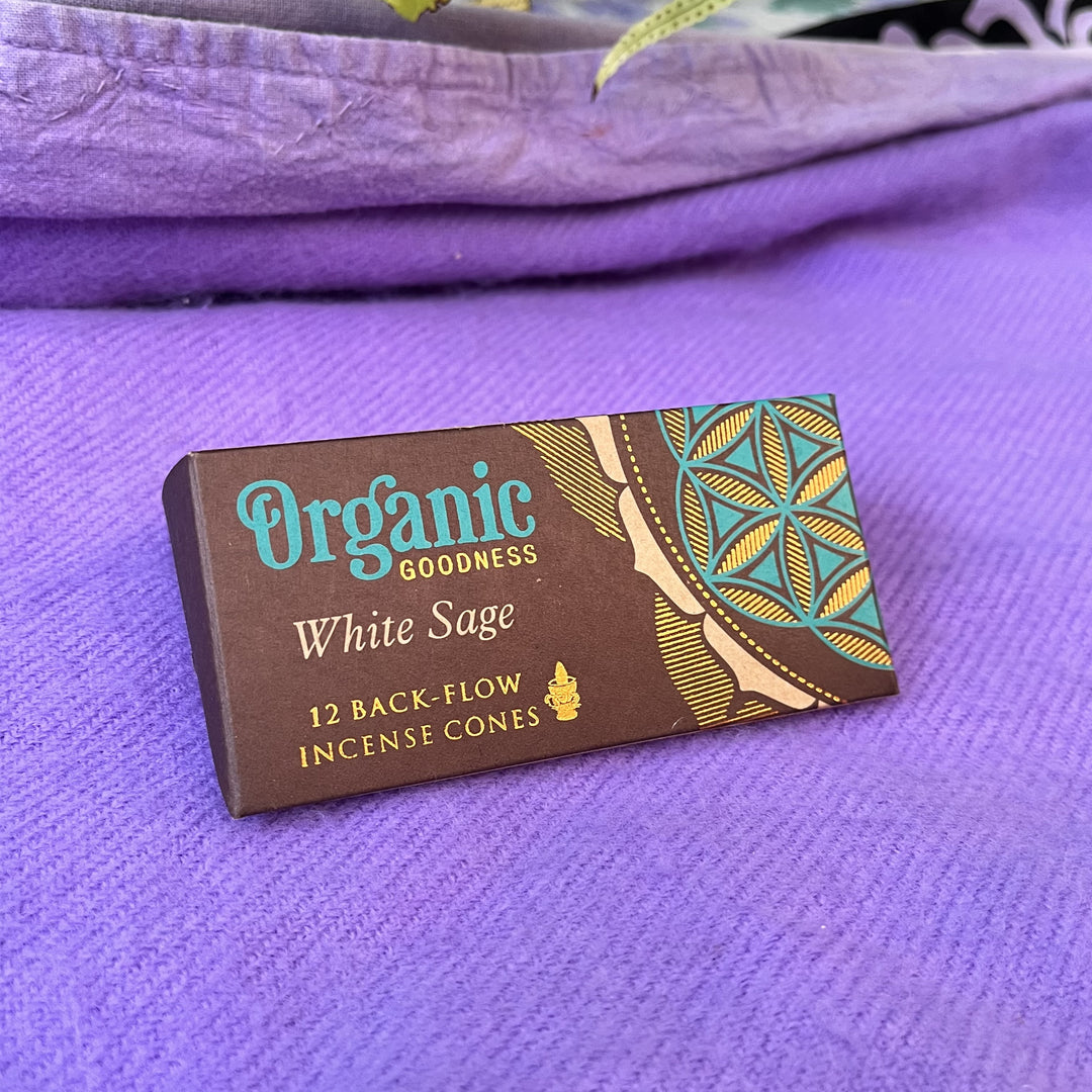 Organic Goodness White Sage Backflow Cones