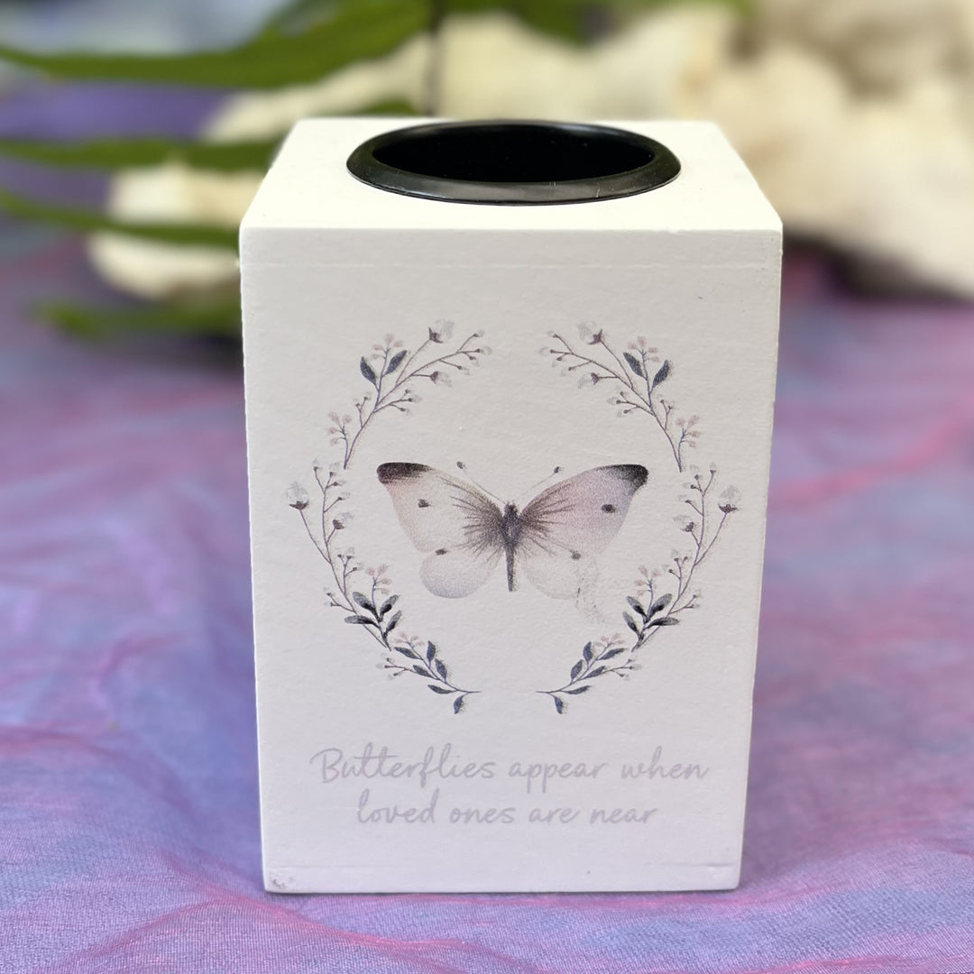 Tealight Holder Butterflies Appear