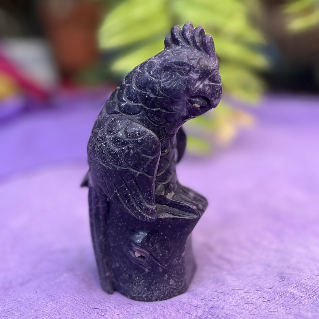 Cockatoo Lepidolite Hand Carved - Instore Only | Carpe Diem With Remi