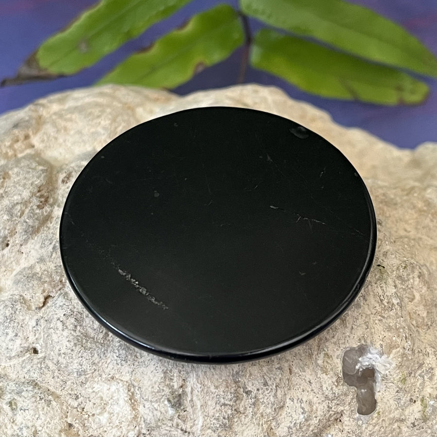 Shungite Phone Protectors XL Disc 5 cm | Carpe Diem With Remi