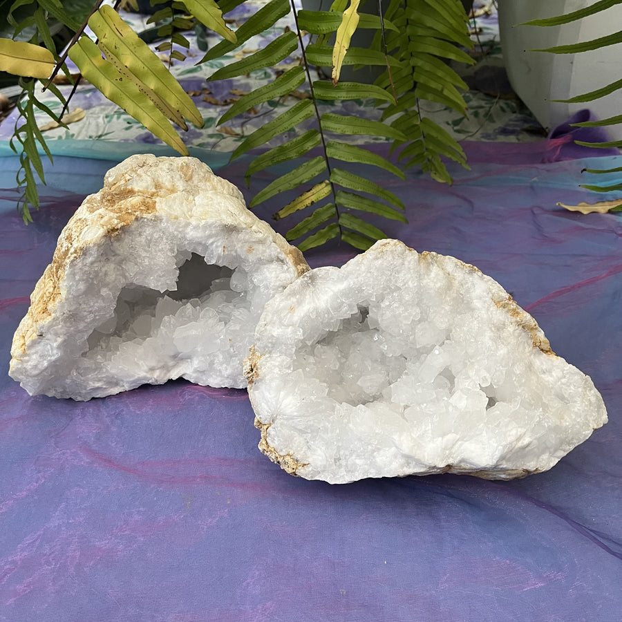 Geode Moroccan Quartz Pair XL | Carpe Diem With Remi