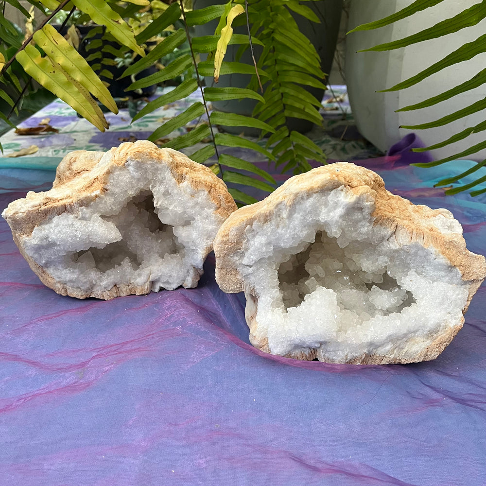 Geode Moroccan Quartz Pair XL | Carpe Diem With Remi