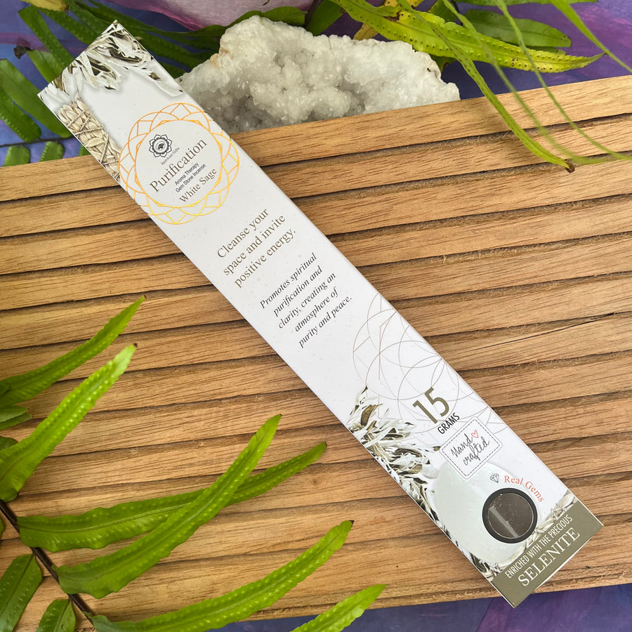 Purification Incense Sticks with Selenite | Carpe Diem With Remi