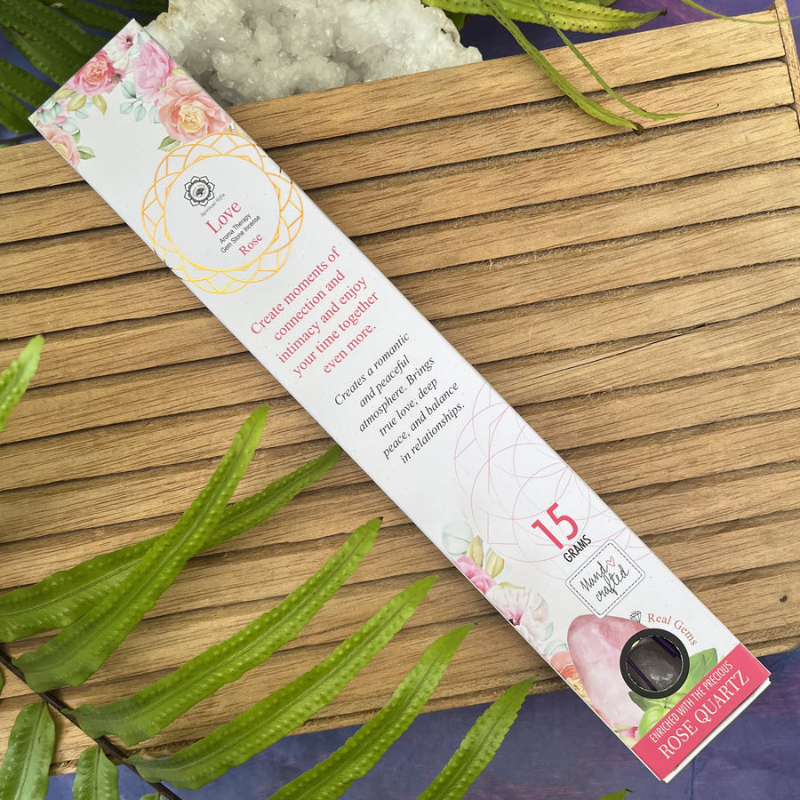 Love Incense Rose and Rose Quartz Green Tree | Carpe Diem with Remi 