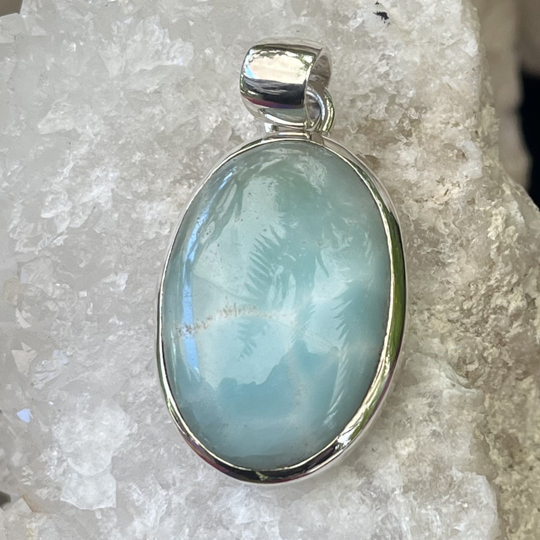 Pendant Larimar Oval 3.9 cm