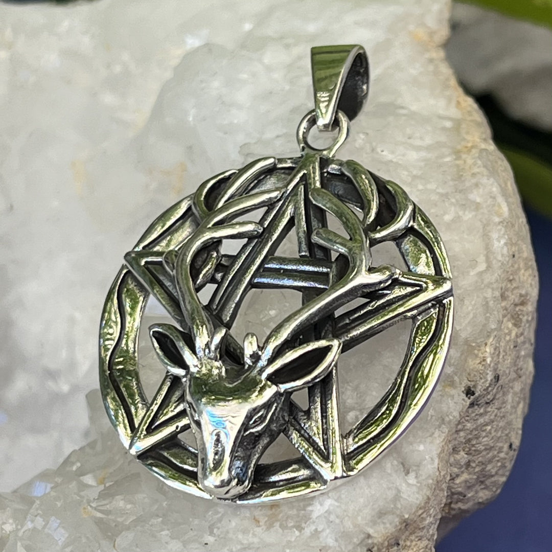 Pendant Baphomet Head 2.5 cm