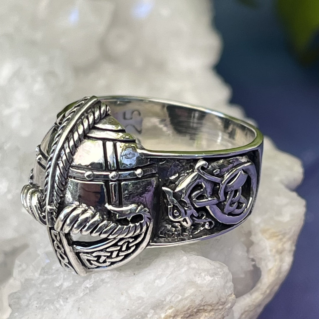 Ring Viking Helmet Cross