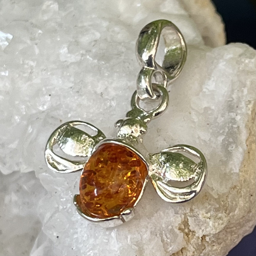 Pendant Amber Bee 2.2 cm